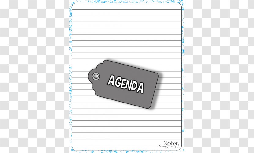 Paper Area Material - Agenda Transparent PNG