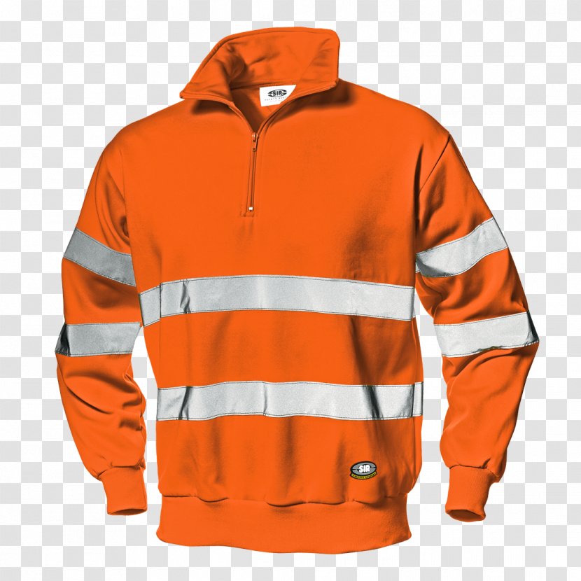 Hoodie Polar Fleece Orange Jacket Transparent PNG