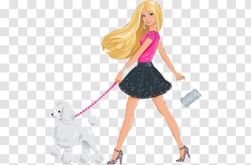 Barbie Cartoon - Blond Costume Transparent PNG
