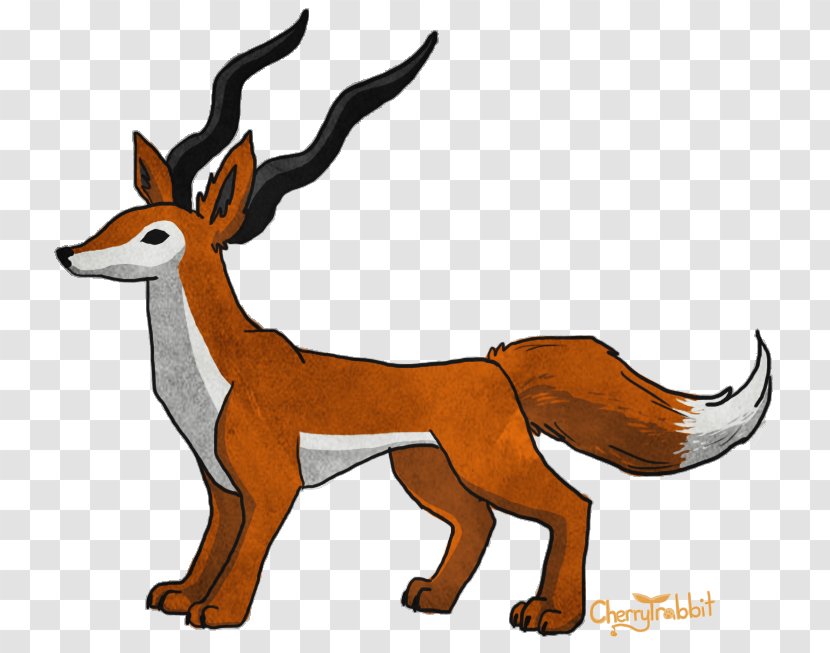 Red Fox Fan Art Antelope Digital - Animal Figure - Wallpaper Transparent PNG