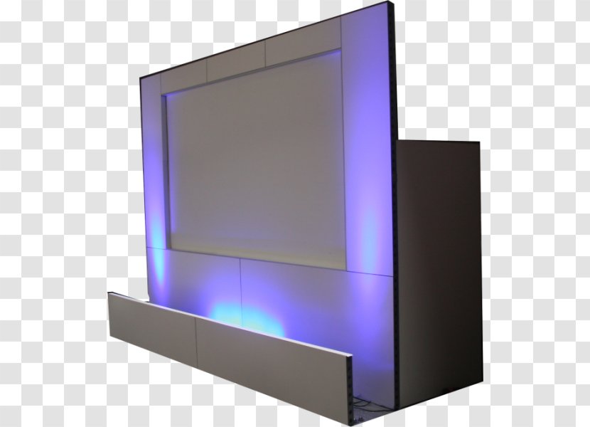 Flat Panel Display Device Multimedia Design Construction - Surround Light Transparent PNG