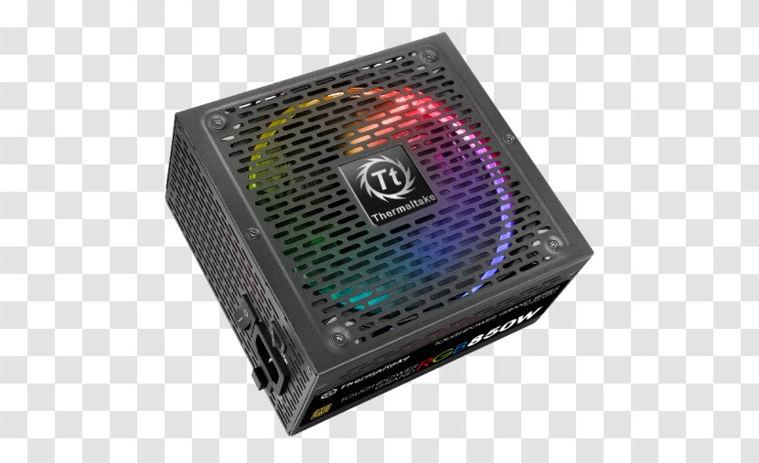 PC Power Supply Unit Thermaltake Toughpower Grand ATX 80 Plus Converters RGB Color Model - Warter Transparent PNG