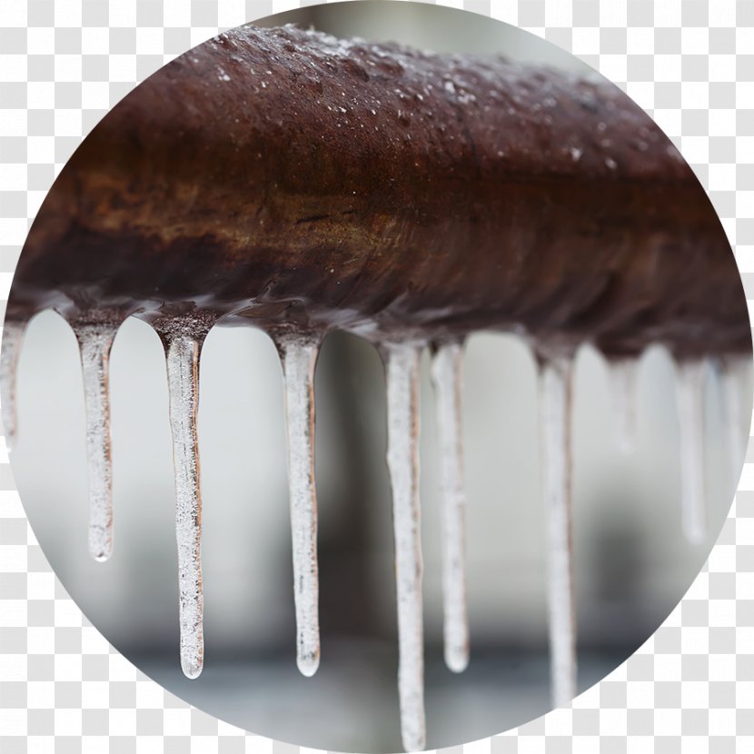 Freezing Pipe Plumbing Ice Water - Snow - Icicle Transparent PNG