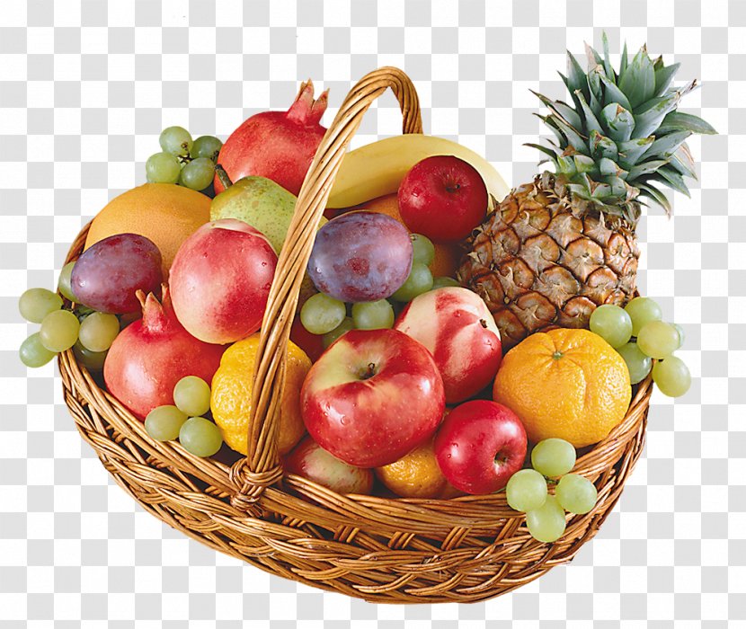 Food Gift Baskets Fruit Flower Bouquet - Basket Transparent PNG