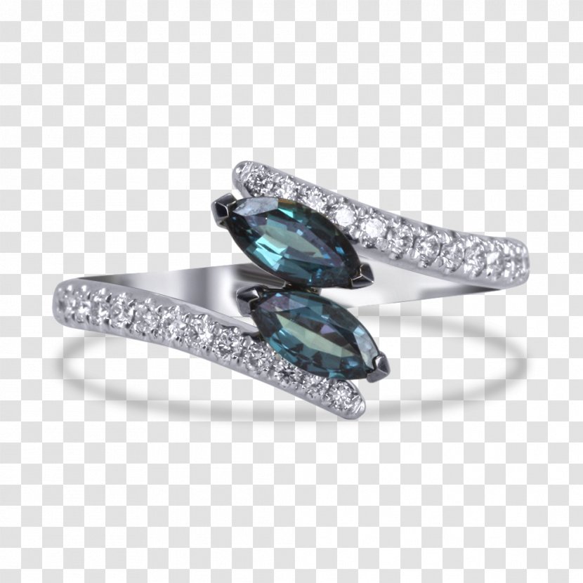 Emerald Sapphire Diamond - Ring Transparent PNG