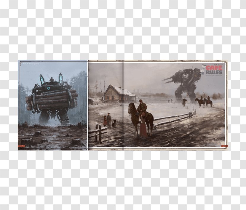 Scythe Concept Art Illustrator Mecha - Troop - Painting Transparent PNG