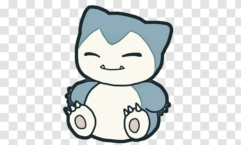 Snorlax Cartoon - Happy Smile Transparent PNG