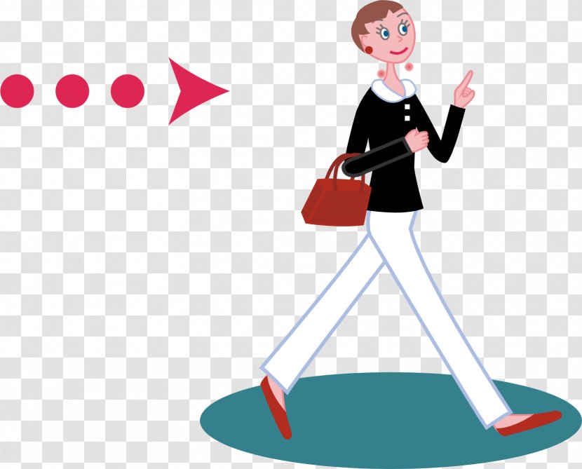 Woman Arrow Adobe Illustrator - Joint - Walking Transparent PNG