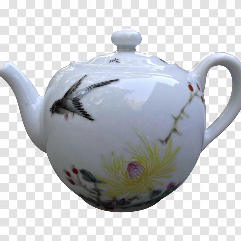 Teapot Ceramic Kettle Tableware Porcelain Transparent PNG