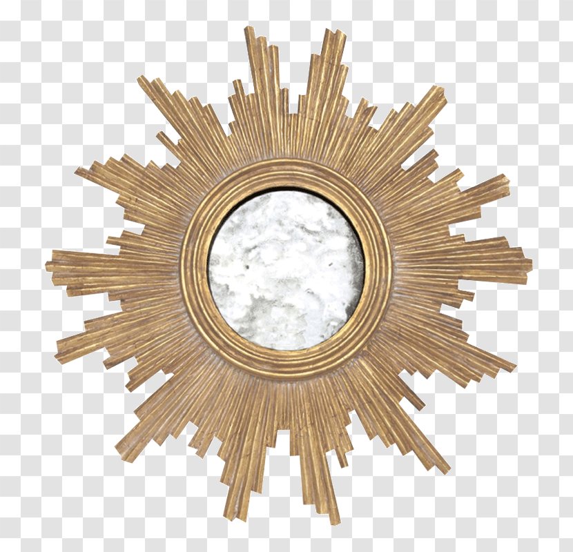 Mirror Gold Leaf Light Bathroom - Starburst Transparent PNG