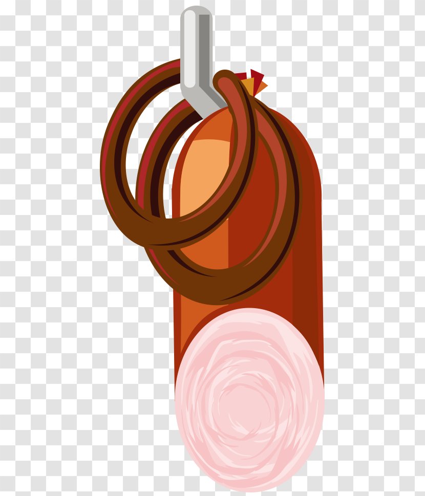 Bacon Meat Cartoon - Food - Vector Transparent PNG