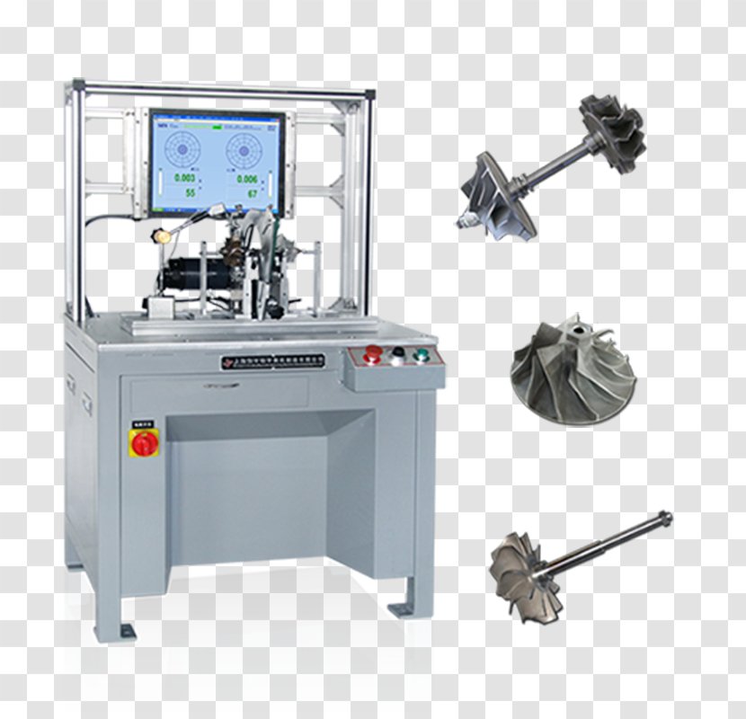 Car Balancing Machine Turbocharger Rotor Manufacturing Transparent PNG