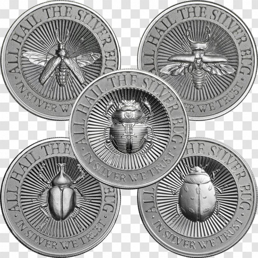 Silver Coin Beetle Fineness Bullion - Wheel - Special Offer Gold Transparent PNG
