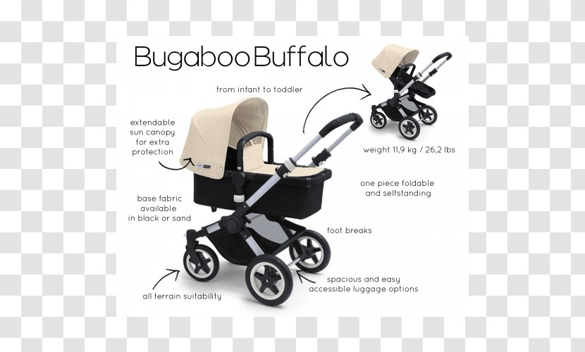 Bugaboo Buffalo Baby Transport Maxi-Cosi CabrioFix Textile - Classic - Bugabooo Transparent PNG