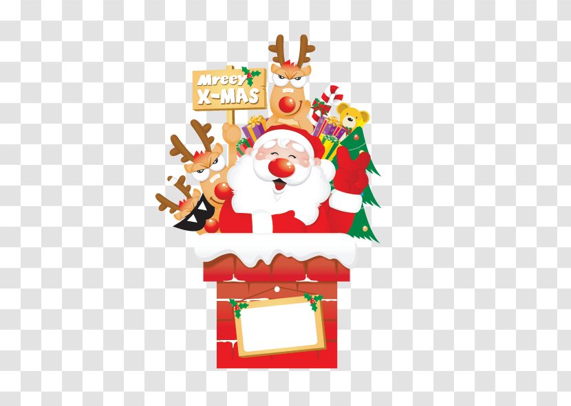 Santa Claus Christmas Wish Wallpaper - Decoration - With Friends Transparent PNG