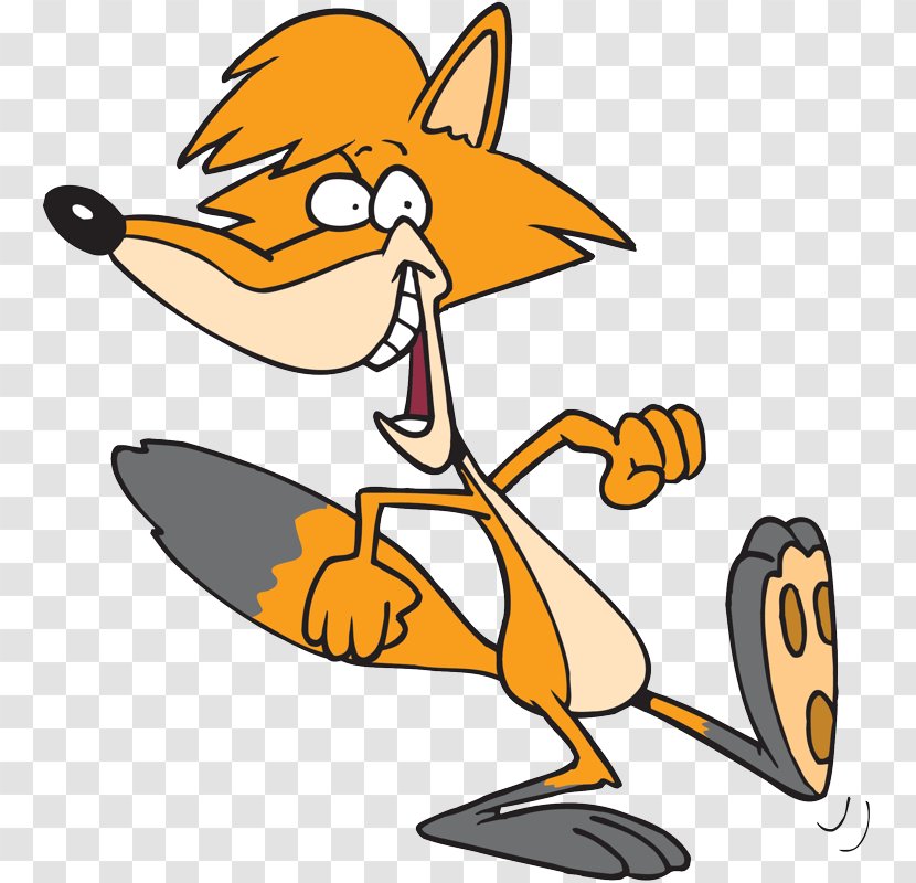 Fox Cartoon Drawing Clip Art - Artwork Transparent PNG