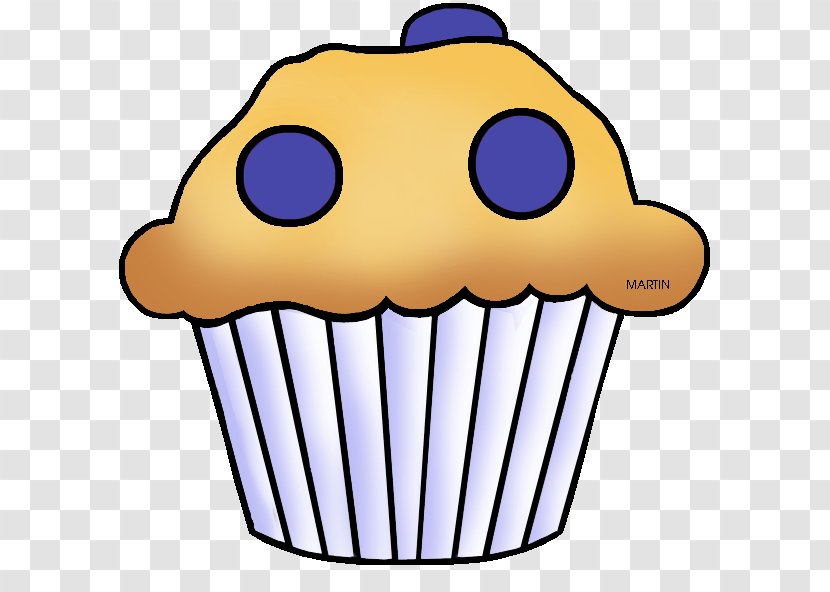 Muffin Cupcake Minnesota Waffle Blueberry - Yellow Transparent PNG