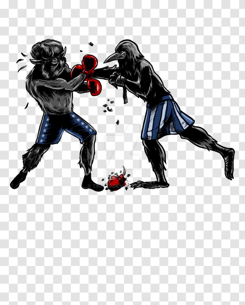 Boxing Glove Cartoon Character - Aggression Transparent PNG