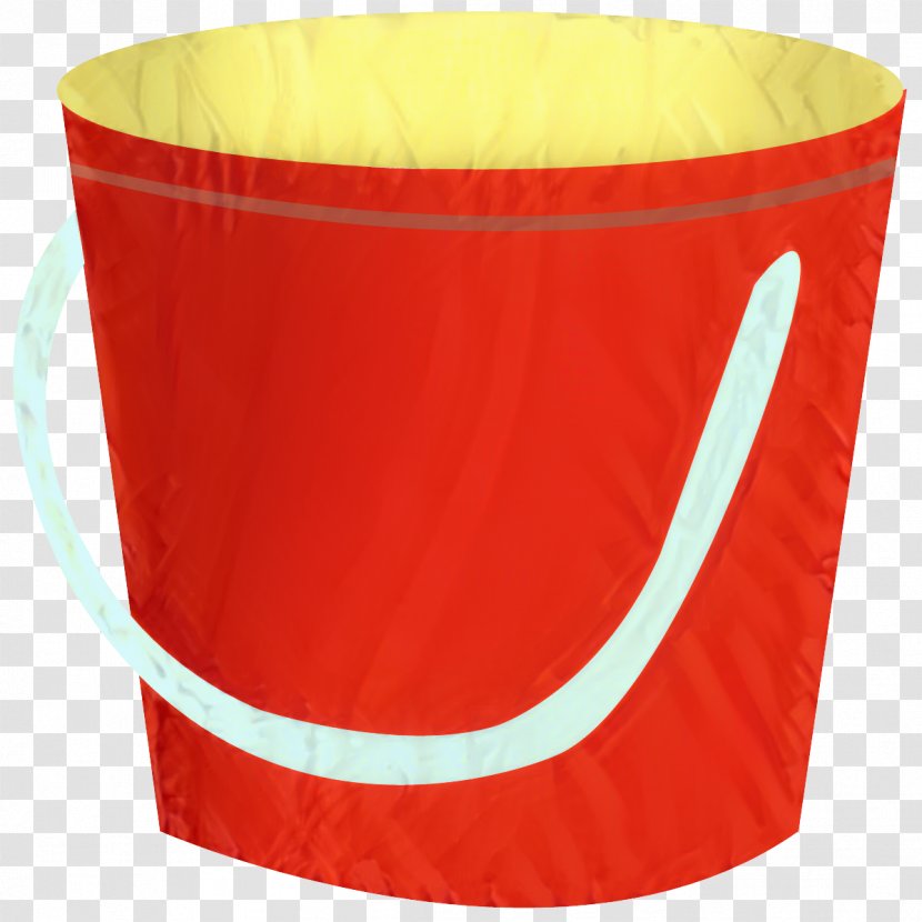 Bucket Red - White Transparent PNG