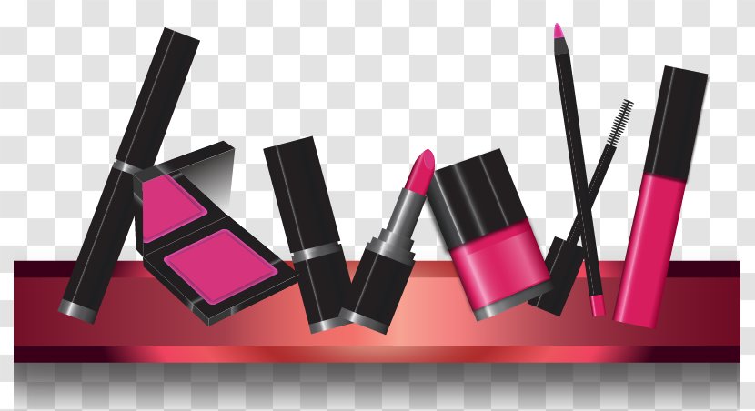 Cosmetics Eye Shadow Make-up Artist Lipstick - Skin - Women Makeup Tools Vector Material Transparent PNG
