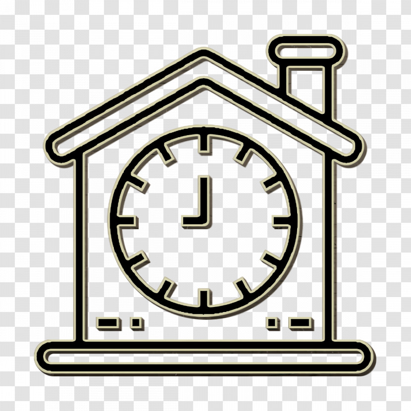 Clock Icon Home Icon Transparent PNG