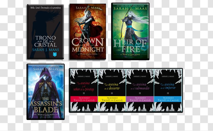 The Assassin's Blade: Throne Of Glass Novellas Series Advertising Graphic Design Paperback - Poster - Trono Transparent PNG