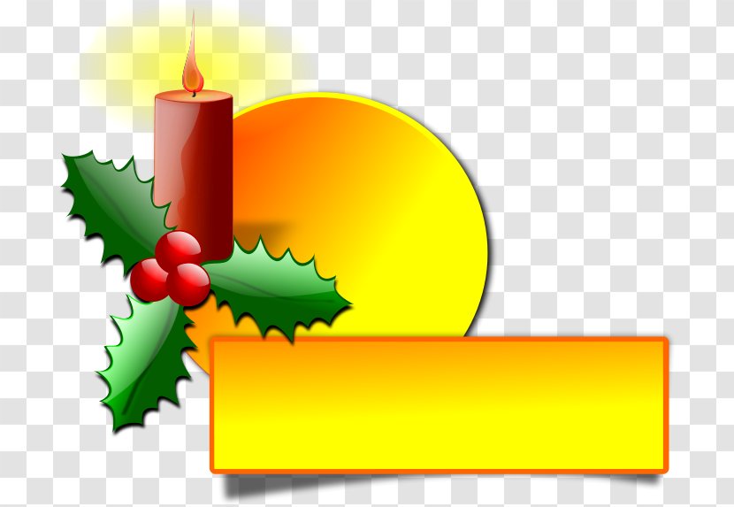 Christmas Designs Ornament Clip Art - Leaf - Candles Clipart Transparent PNG