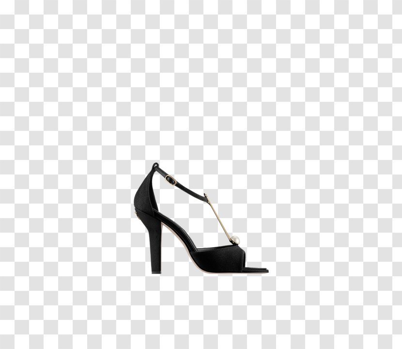 Chanel Shoe Sandal Footwear Autumn - Black - Shoes Transparent PNG