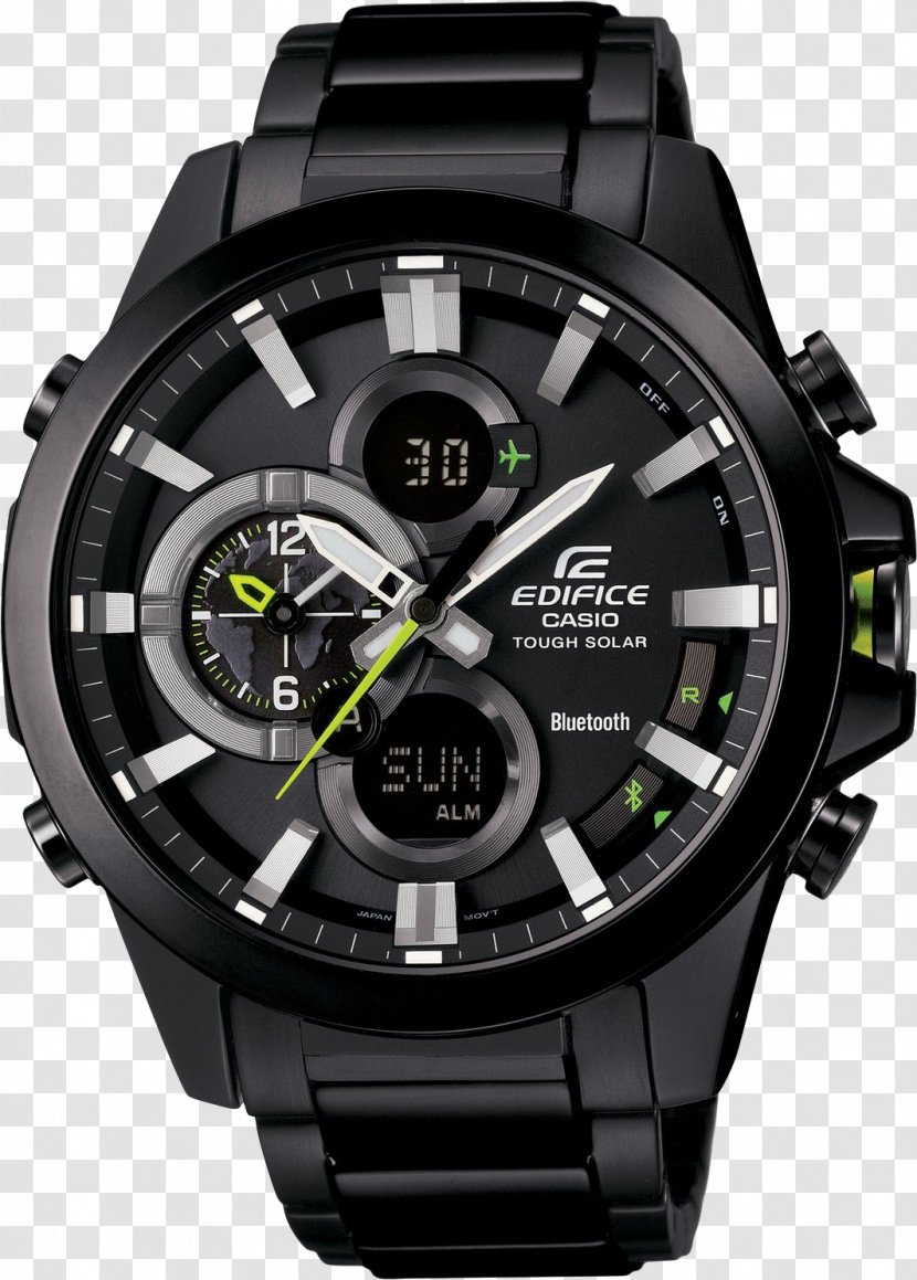 Casio EDIFICE ECB-500DC EQB-500D-1A TIME TRAVELLER EQB-501 Watch - Clock Transparent PNG