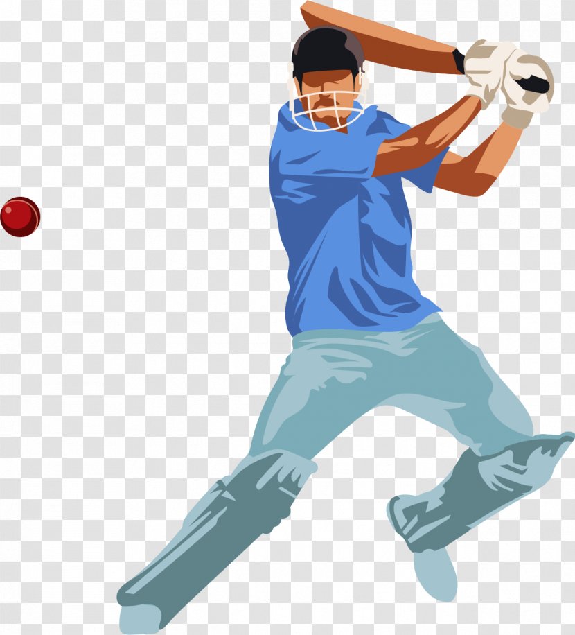 Indian Premier League Baseball Bat Cricket - Joint - Vector Hand-painted Transparent PNG