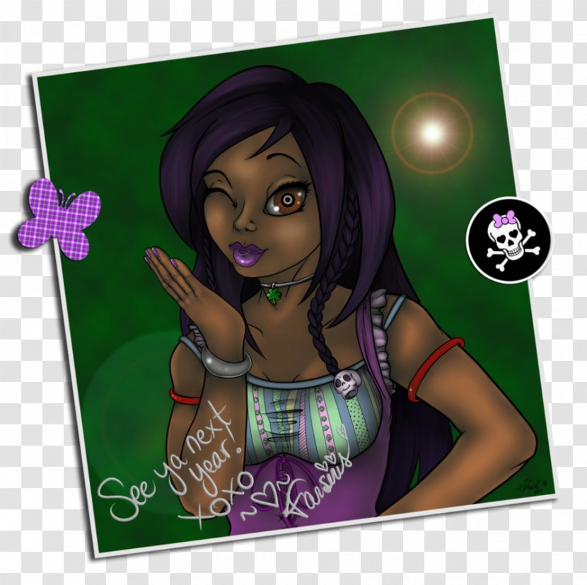 Black Hair Character Cartoon Fiction - Green Hope High School Transparent PNG