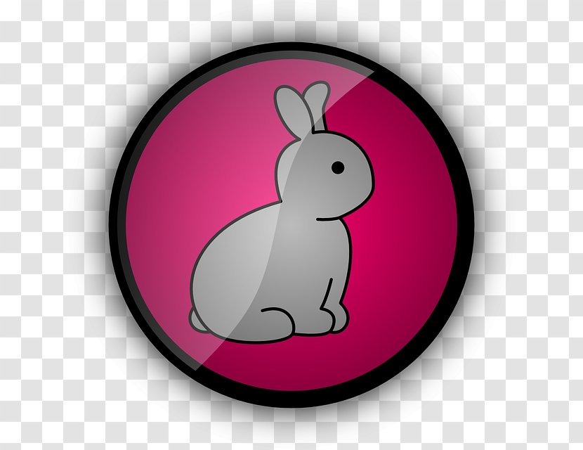 Easter Bunny Clip Art - Rabbit - Lilac Transparent PNG