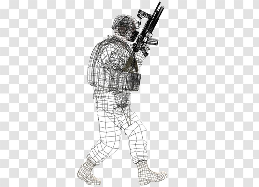 Infantry Soldier Weapon - Idf Transparent PNG