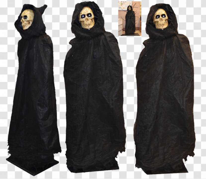 Hoodie Robe Cloak - Fur - Horror Skull Transparent PNG