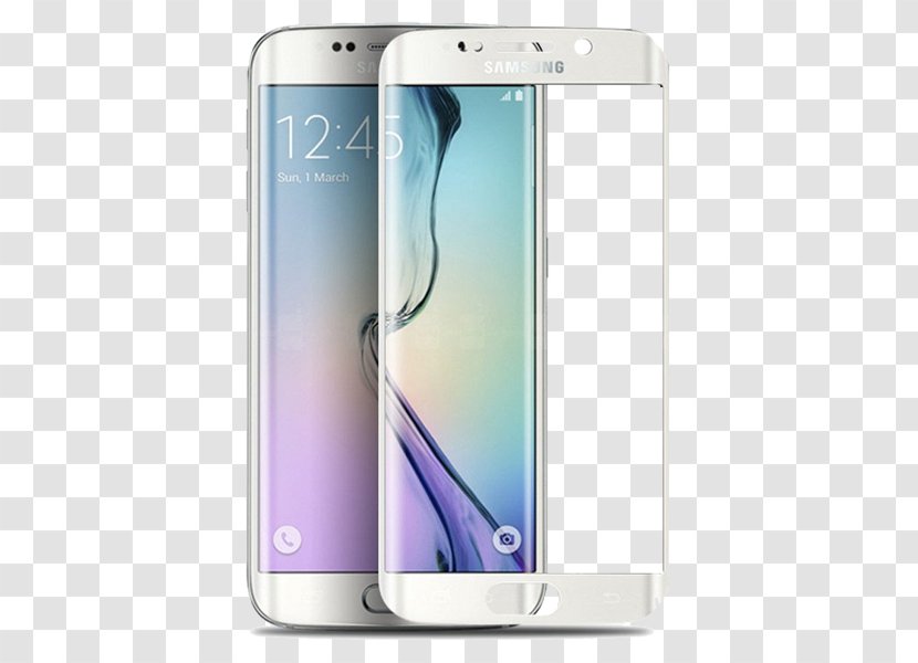 Samsung Galaxy S6 Edge GALAXY S7 Screen Protectors Toughened Glass - Communication Device - Edg Transparent PNG