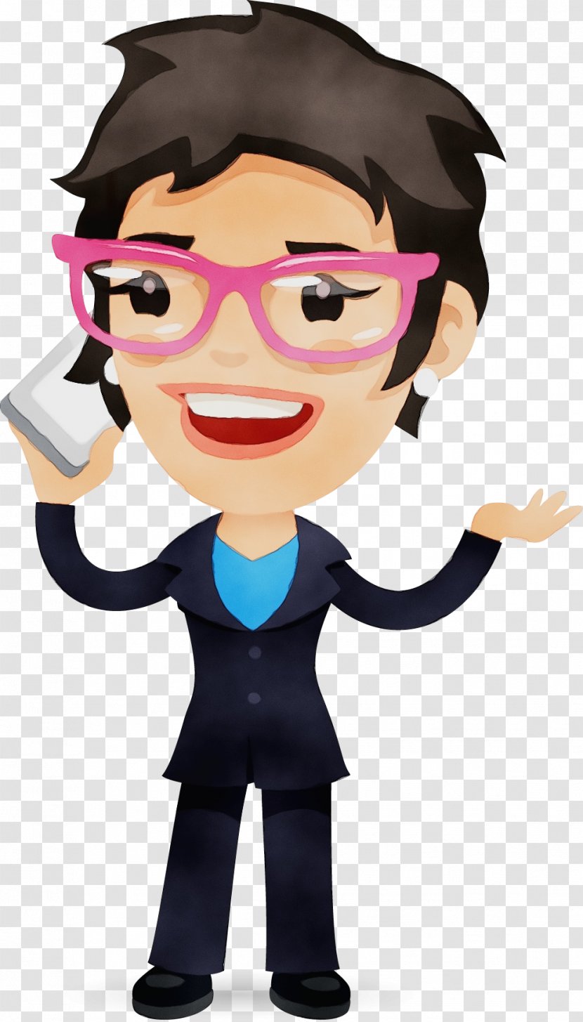 Cartoon Clip Art Finger Animated Gesture - Fictional Character Smile Transparent PNG