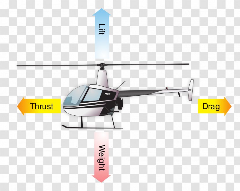 Helicopter Fixed-wing Aircraft Flight Airplane - Helicopters Transparent PNG