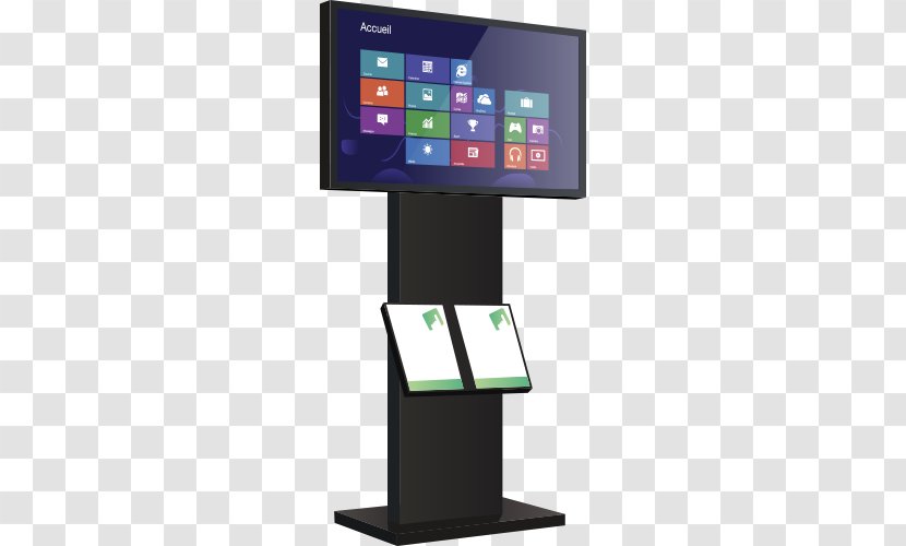 Interactive Kiosks Touchscreen Borne Interactivity Multi-touch - Computer Terminal - Garden Table Plan Transparent PNG