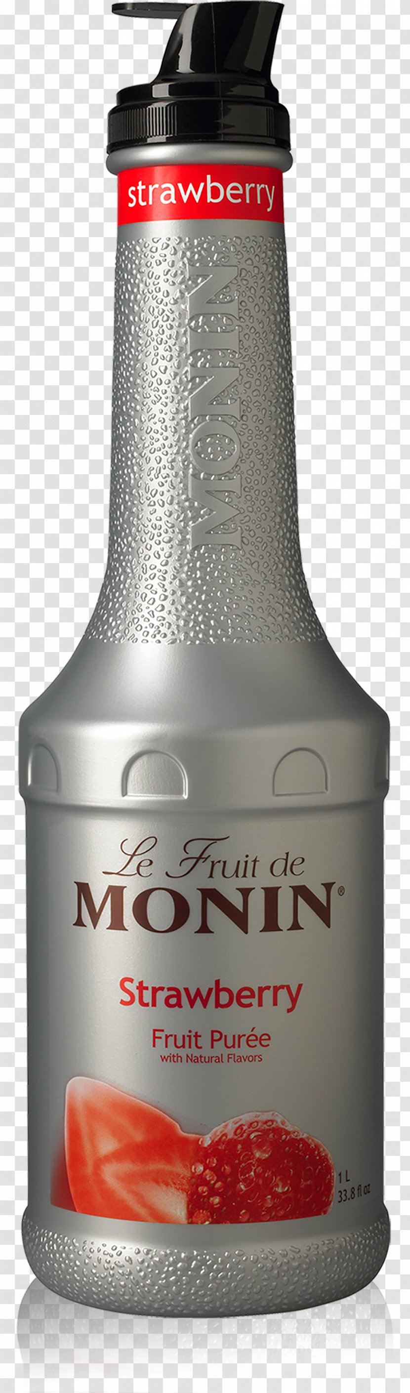 Iced Tea Cocktail Purée Monin, Inc. Strawberry - Bottle Transparent PNG
