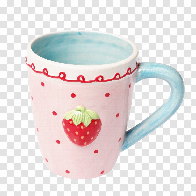 Strawberry Shortcake Coffee Cup Mug - Tableware - Cups Transparent PNG
