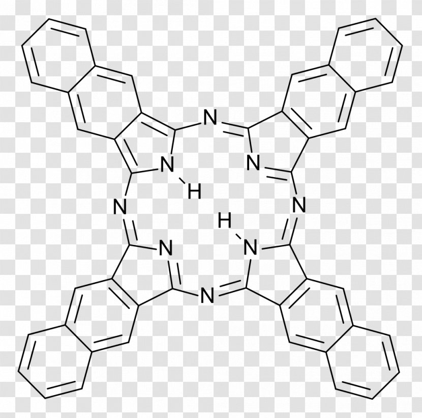 Naphthalocyanine Atom Cobalt Pigment - Watercolor - Science Transparent PNG