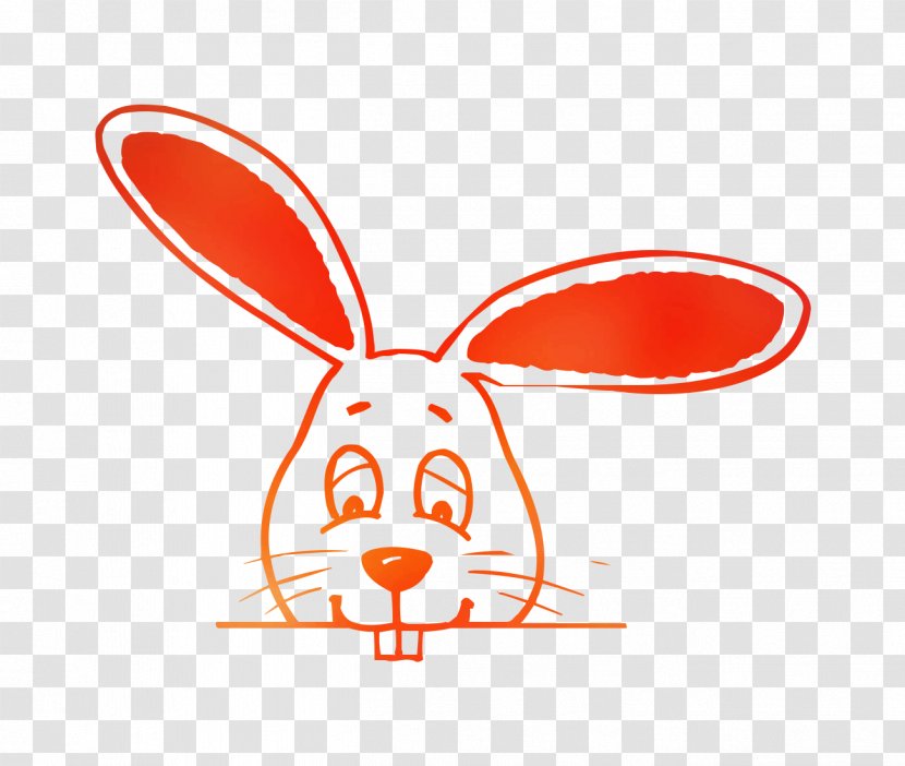 Clip Art Easter Bunny Logo Cartoon Line - Design M Transparent PNG