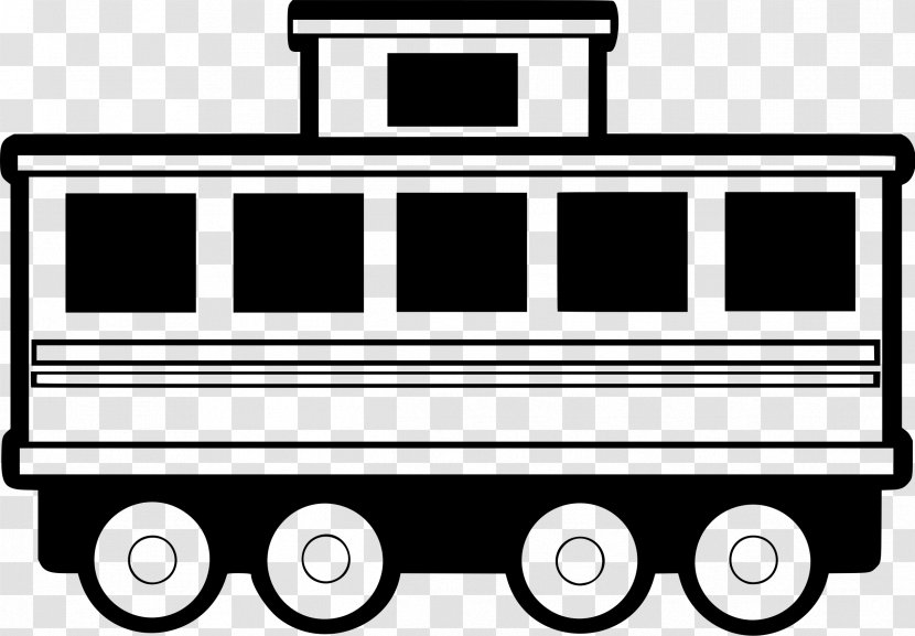 Passenger Car Train Rail Transport Clip Art - Railroad - Carriage Transparent PNG