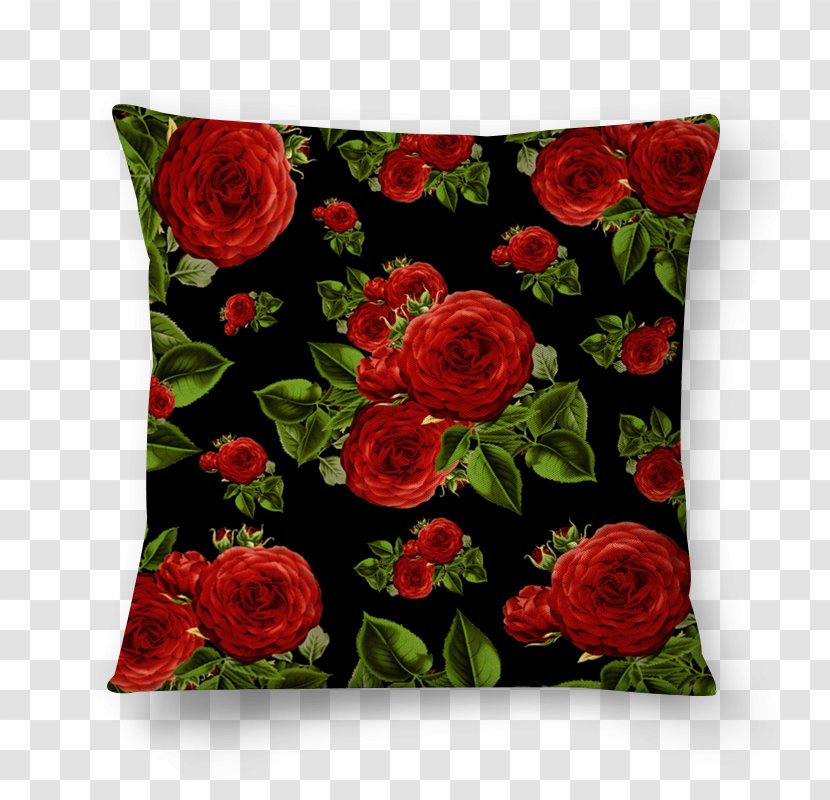 Garden Roses Throw Pillows Floral Design Cushion - Rectangle - Photo Studio Flex Transparent PNG