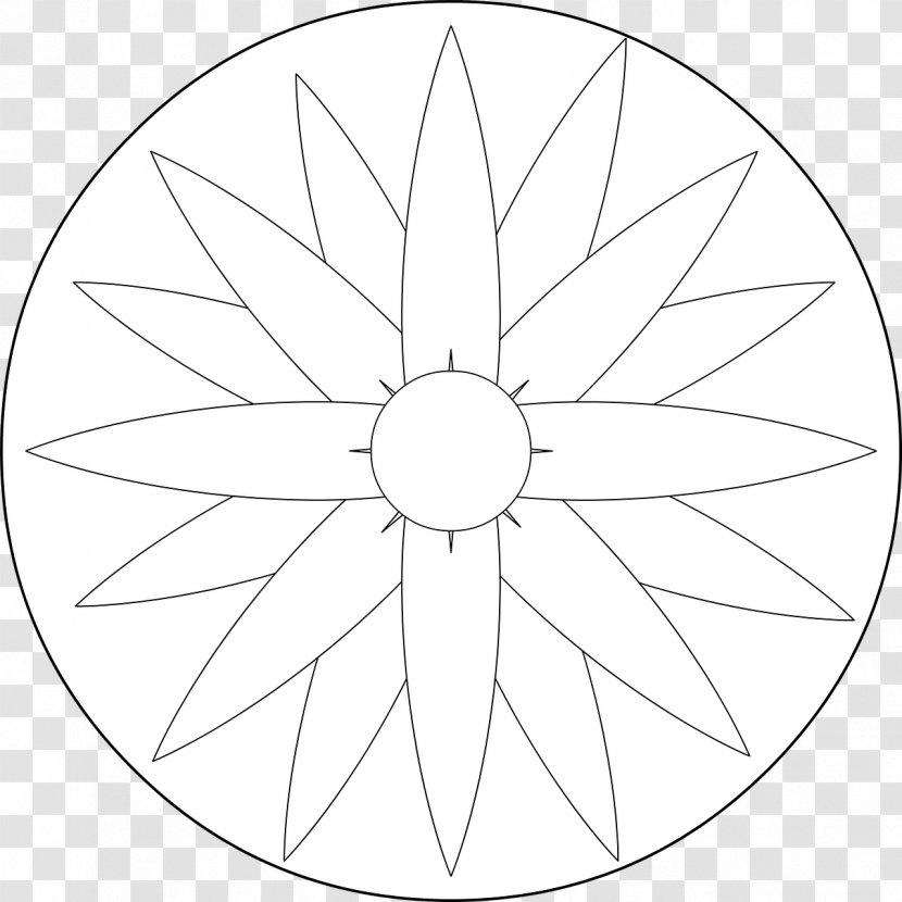 Bicycle Wheels Angle Circle Symmetry - Black Transparent PNG