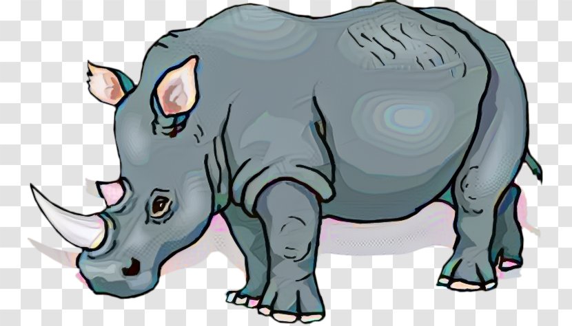 Clip Art Cattle Desktop Wallpaper Rhinoceros - Wildlife - Terrestrial Animal Transparent PNG
