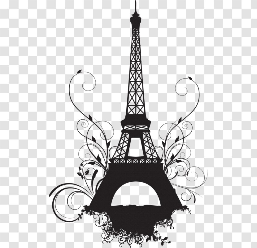 Eiffel Tower Champ De Mars Wall Decal - Drawing Transparent PNG