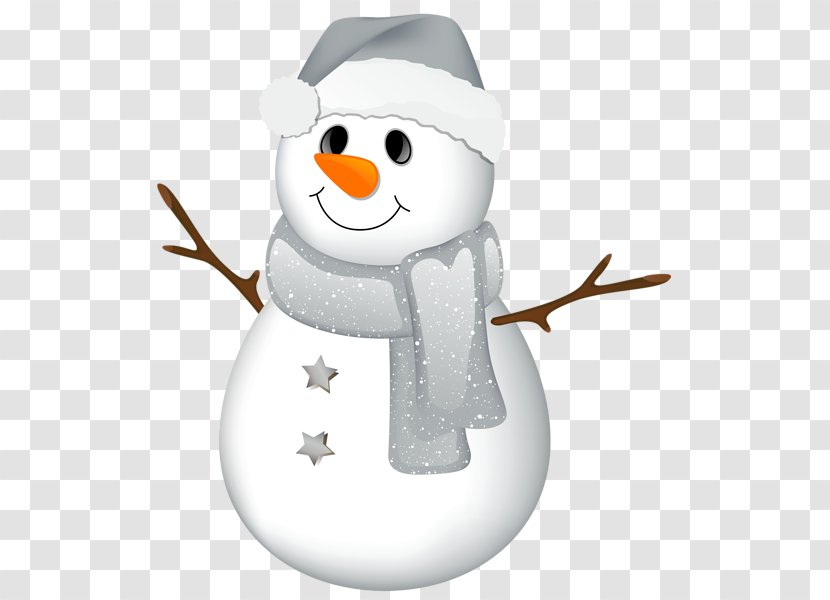 Snowman Christmas Clip Art - Grey Hat Transparent PNG