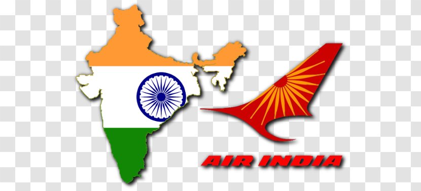 Flag Of India Logo - Brand - AIR INDIA Transparent PNG