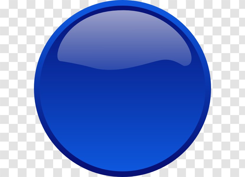 Button Blue Clip Art Transparent PNG